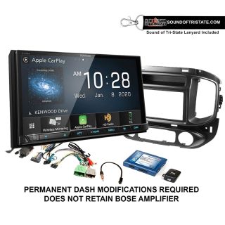 Kenwood Excelon DMX957XR Digital Multimedia Receiver + install kit 2015-2017 Chevrolet Colorado, GMC Canyon
