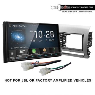 Kenwood Excelon DMX957XR Digital Multimedia Receiver + install kit 05-11 Non Amplified Toyota Tacoma (Silver)