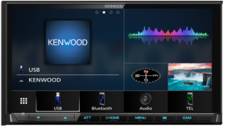 Kenwood DMX9706S 7" WVGA Digital Media Receiver w/ Apple CarPlay & Android Auto