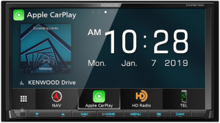 Kenwood DNR876S 6.95" WVGA Navigation/DVD Receiver with Apple CarPlay and Android Auto