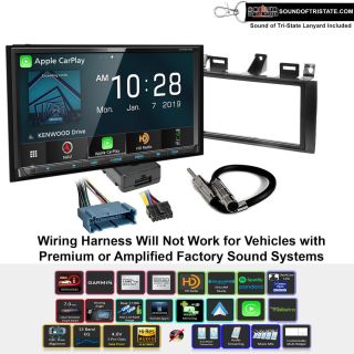 Kenwood DNR876S Digital Navigation Receiver + install kit 2000-2005 Cadillac Deville, 1996-2004 Seville