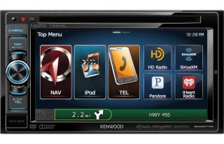 Kenwood DNX571TR Double Din AV Navigation System with Bluetooth & HD Radio