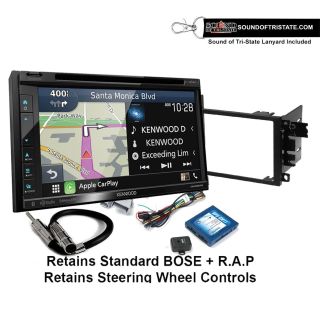 Kenwood Excelon DNX697S Navigation Receiver + kit 03-05 Chevrolet Blazer 03-06 Silverado Suburban Bose/SWC