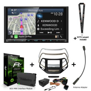 Kenwood Excelon DNX697S Navigation Receiver w/ Dashkit for Jeep Cherokee KIT-CHK1 + ADS-MRR2 Package