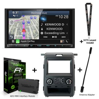 Kenwood Excelon DNX997XR Navigation Receiver w/ ADS iDatalink KIT K150 for F150 & ADS-MRR2 Bundle