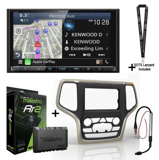 Kenwood Excelon DNX997XR Navigation Receiver w/ Dashkit for Jeep Grand Cherokee KIT-JGC1 + ADS-MRR2 Package