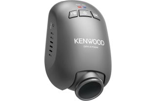 Kenwood DRV-A700WDP Compact HD dash cam with Wi-Fi and GPS — includes rear-view cam