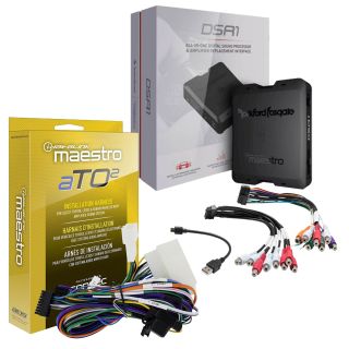 iDatalink Maestro DSR1 8-Channel Interactive Signal Processor w/ Integrated iDatalink Maestro Module + HRNARTO2 Harness replacement module to select Toyota, Lexus, and Subaru vehicles