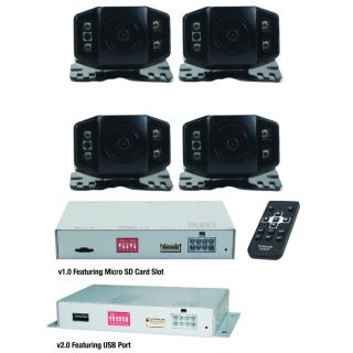 Echo Master EMUBCAMKIT TerrainView underbody universal 4-camera kit w/DVR
