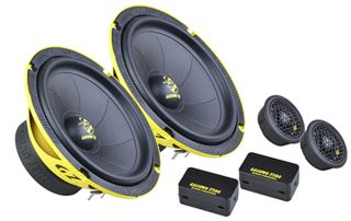 The New Iridium GZIC 165.2SPL Component Speaker Set, a Great Value Performer ideal for pairing with Value/Budget “Loud” Builds. A Drop in Solution for most factory applications using the GZCT 25M Tweeter, New Crossover Design & GZIK 165SPL Woofer 