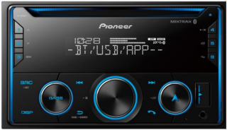 Pioneer FH-S520BT Double DIN CD Receiver with Improved Pioneer ARC App Compatibility, MIXTRAX®, Built-in Bluetooth® FHS520BT