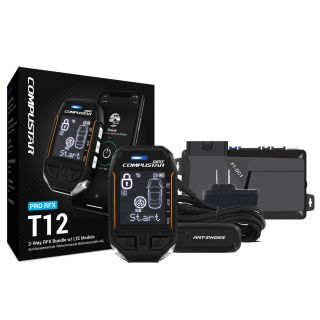 Compustar RFX-P2WT12SS 2-Way Remote Start &  FT-DC3-LC Remote Start Module Package - Basic Installation Included