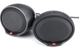 Handlebar-mount Bluetooth® speaker pods for motorcycles and scooters