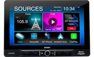 Jensen CAR110W Digital multimedia receiver with backup camera (does not play discs)
