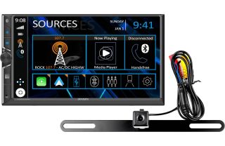 Jensen CAR723W-BC Digital multimedia receiver with backup camera (does not play discs)