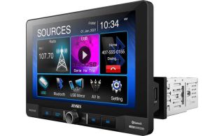 Jensen CM901MIR Digital multimedia receiver with 9" touchscreen with Built-in Bluetooth & AM/FM Radio (does not play discs) 