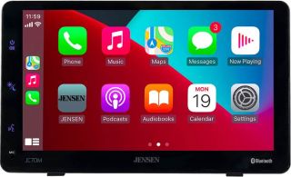 Jensen JC7DM 7" touchscreen monitor with wired or wireless Apple CarPlay® and Android™ compatibility