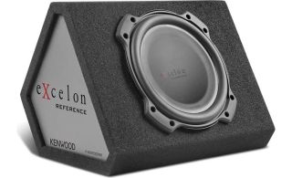 Kenwood Excelon P-XRW1002WB Reference Series sealed wedge enclosure with one 10" subwoofer