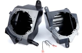 Metra JP-1014 Jeep Speaker Pods Custom-fit pods designed to hold 6-1/2" and 6-3/4" speakers in 2018-up Jeep Wrangler (JL) and 2020-up Jeep Gladiator