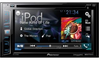 JVC KW-V350BT 6.8" DVD Receiver with Clear Resistive touchscreen (6.2" inset WVGA display for video)