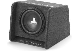 JL Audio CP110-W0v3 BassWedge™ slot-ported enclosure with one 10" W0v3 subwoofer