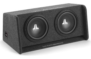 JL Audio CP210-W0v3 BassWedge™ slot-ported enclosure with two 10" W0v3 subwoofers
