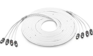 JL Audio XMD-WHTAIC4-25 4-channel marine audio interconnect cable (25 feet)
