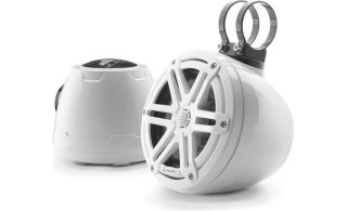 JL Audio M3-650VEX-Gw-S-Gw M3 Series 6-1/2" VEX wakeboard tower speakers (Gloss White with Gloss White Sport Grille)