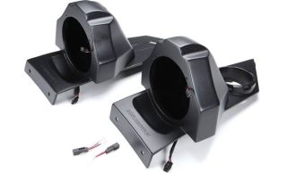 SSV Works SS-B65U Custom-fit unloaded 6-1/2" rear speaker pods — designed to fit behind seat in the Polaris Slingshot