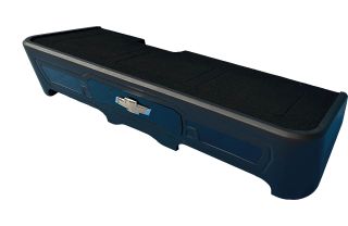 SPL Boxes PRO210CHEV19 Custom-fit dual 10" sealed shallow mount subwoofer enclosure fits 2018-up Chevrolet Crew Cab trucks