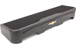 SPL Boxes PRO210CHEV07 Custom-fit dual 10" sealed shallow-mount subwoofer enclosure  fits 2007-18 Chevrolet Crew Cab trucks