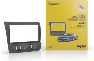 iDatalink KIT-R8 Install an iDatalink-compatible double-DIN car stereo in 2008-15 Audi R8 vehicles — MRR or MRR2 module also required (Black)