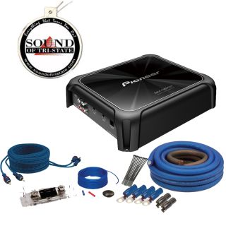 Pioneer GM-D8701 + 4 Gauge Wiring Kit + Freshener