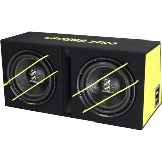 Ground Zero GZIB 3000XSPL 30 cm / 12″ vented SPL subwoofer loaded enclosure
