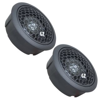 Ground Zero GZRT 25SQ 25 mm / 1″ coated silk dome tweeter (Pair)