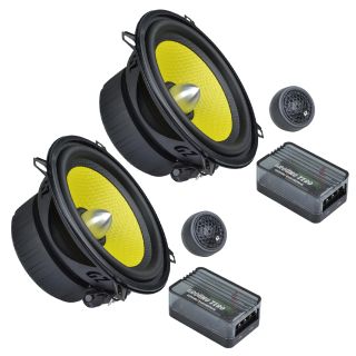 Ground Zero GZTC 130.2X 130 mm / 5″ 2-way component speaker system (Pair)