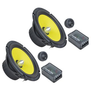 Ground Zero GZTC 165.2X 165 mm / 6.5″ 2-way component speaker system(Pair)