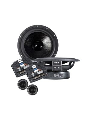 Diamond Audio H600S -6” 2-Way Components 25mm Silk Dome Tweeter