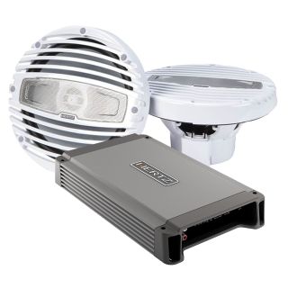 Hertz HCP2MX 2ch Marine Stereo Amplifier + HMX8 (2) 