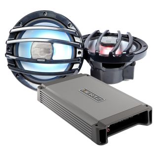 Hertz HCP2MX 2ch Marine Stereo Amplifier + HMX8SLD (2) 