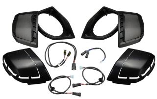Hertz HD24H 6X9″ Saddlebag Speaker Cut In Kit with Wiring for 2024-Up Harley Davidson® Touring Base and CVO ST Models