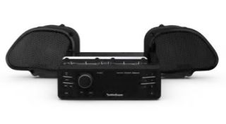 Rockford Fosgate HD9813RG-STAGE1 Source unit & two speakers kit for select 1998-2013 Road Glide motorcycles