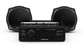 Rockford Fosgate HD9813SG-STAGE1 Source unit & two speakers kit for select 1998-2013 Street Glide motorcycles