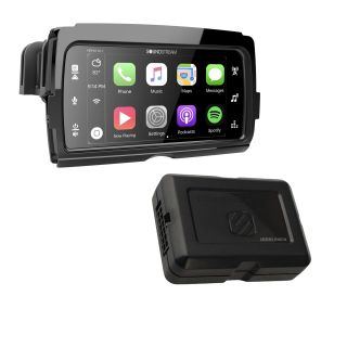 Soundstream HDHU.14 Plug-n-Play 7" Touchscreen Replacement Headunit for 2014+ Harley Davidson Touring Motorcycles with Apple Carplay and Android Auto + Handlebar Control Module: Handelbar Controls for use with HDHU14 Stereo