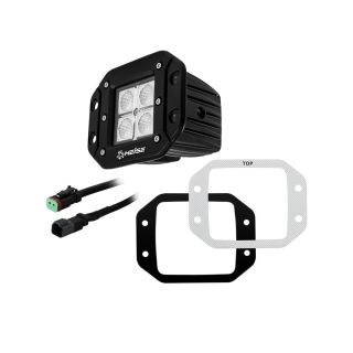 Heise HE-FMCL2 - Flush Mount Cube Flood Light - 3 Inch, 4 LED