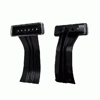 Heise HE-JWTTLT - Jeep Wrangler 07-18 Transparent Lens 6-LED Third Tail Light