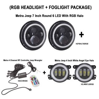 HEISE - RGB HEADLIGHT + FOG LIGHT PACKAGE + CONTROLLER