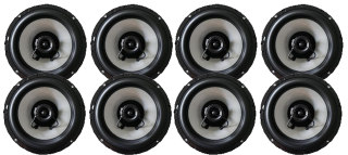 Four Pair Hertz 6.5" Marine Speakers HEX 6.5 NG 