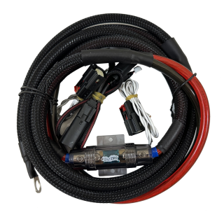 Tury HKIHD12CH8AWGWH HD1 2CH 8AWG Wiring harness for amplifiers 