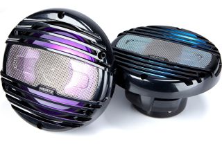 Hertz HMX 6.5-LD-C 6-1/2" 2-way marine speakers with LED lighting (Black)